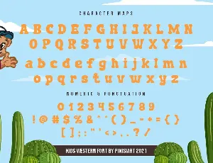 Cactus Town - Kids Font