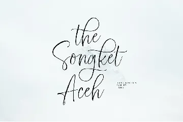 Songket Script font