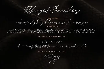 Tiffanyed Signature Wedding Font