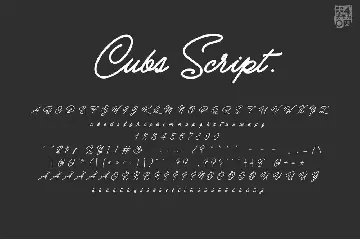 Cubs Script font