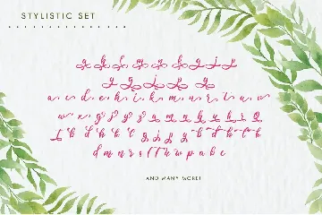 Meliana Script font