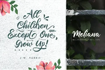 Meliana Script font