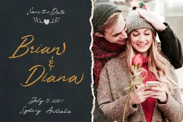 Jelytta Handwritten Wedding Font