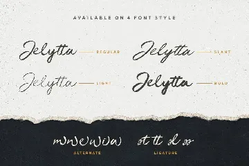 Jelytta Handwritten Wedding Font