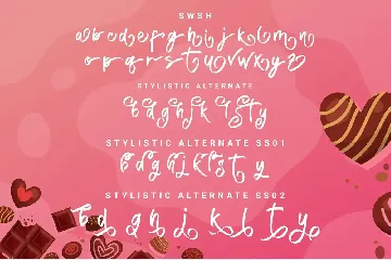 Hishee Sweet - Handbrush font