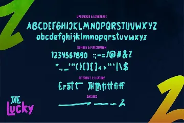 The Lucky | Fancy Font