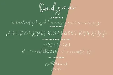 Ondyne Stylish Wedding Font