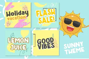 Hello Sunny Fun & Bold Typeface font