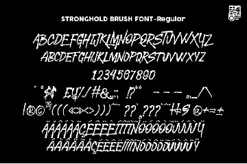 STRONGHOLD Brush font