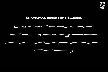 STRONGHOLD Brush font