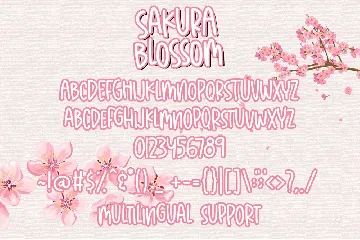 Sakura Blossom - Handwritten Font