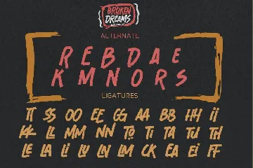 Broken Dreams - Weird Display Font