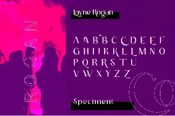 Layne Rogan font