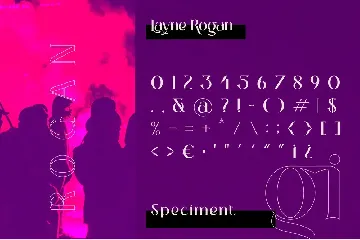 Layne Rogan font