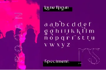 Layne Rogan font