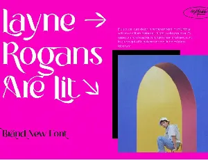 Layne Rogan font