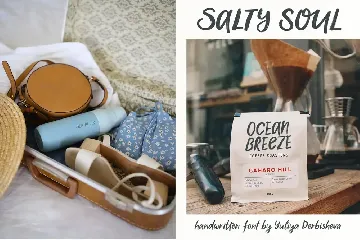 Salty Soul handwritten font