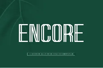 Encore font