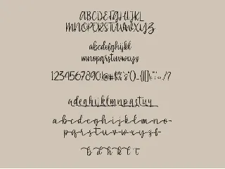 Southiya - Modern Calligraphy Font