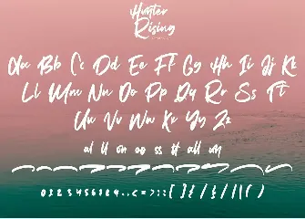 Hunter Rising - Brush Font