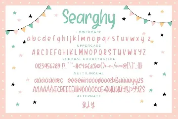 Searghy Fun Children Typeface font