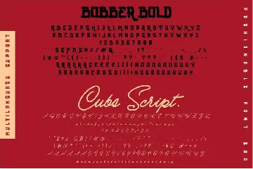 BOBBER BOLD & Cubs Script (FONT DUO)