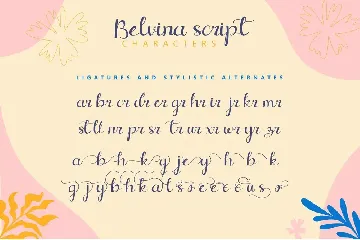 Belvina Script Font