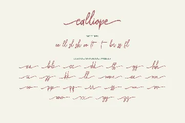 Calliope - Modern Calligraphy Wedding Font