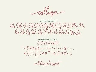 Calliope - Modern Calligraphy Wedding Font