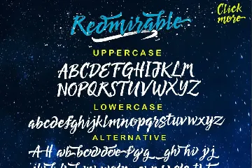 Redmirable Branding calligraphy Font