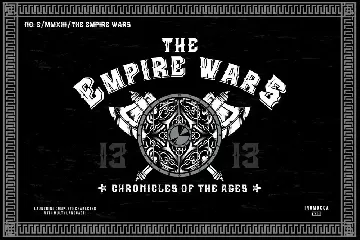 The Empire Wars (family font)