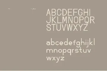 Minimalist Sans Serif Font