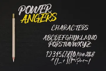 POWER ANGERS font