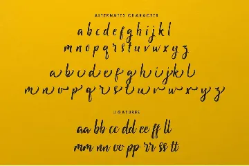 Pammela Script font