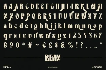 Bean font