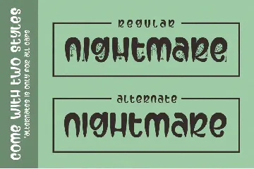 Secret Midnight font