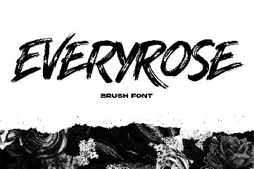 Everyrose - Brush Font