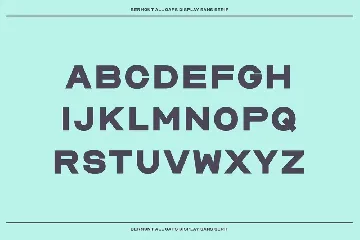 Bermont Sans Serif Display Font