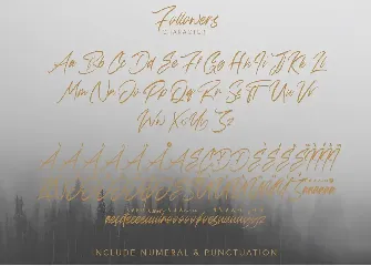 Follower Handwritten Brush Font