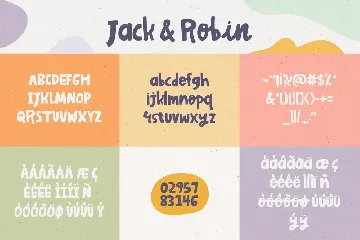 Jack & Robin font