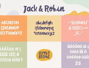 Jack & Robin font