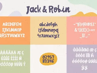 Jack & Robin font