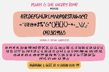 Penny & The Cherry Bomb font