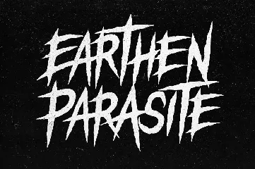 Earthen Parasite - Horror Font