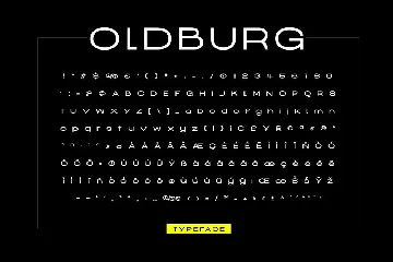 Oldburg Display Typeface font