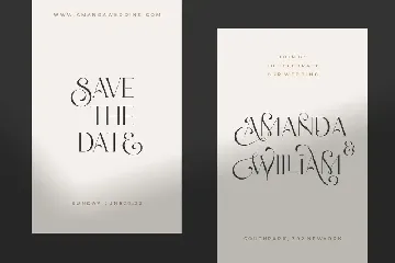 Romantic Serif font