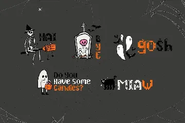 Higher Wevil - Halloween Font