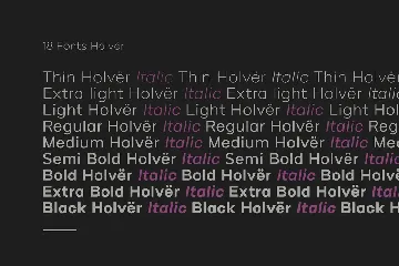 Holversan font