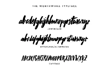 Worthwhile Font