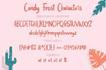 Candy Frost Playful Bouncy Font